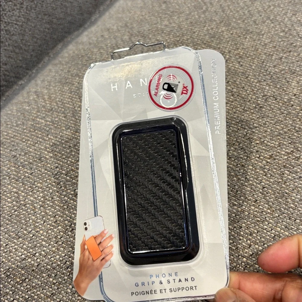 Black Phone Grip & Stand